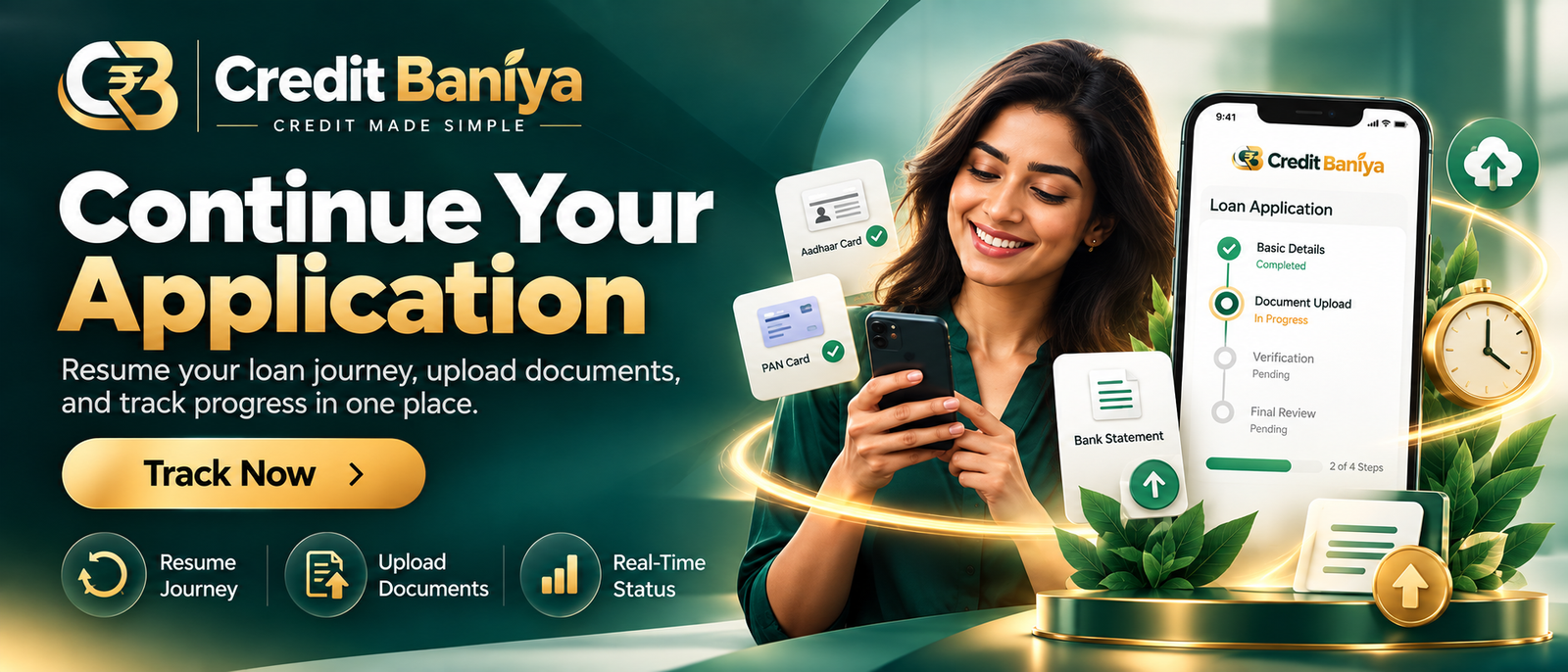 Start your Credit Baniya application